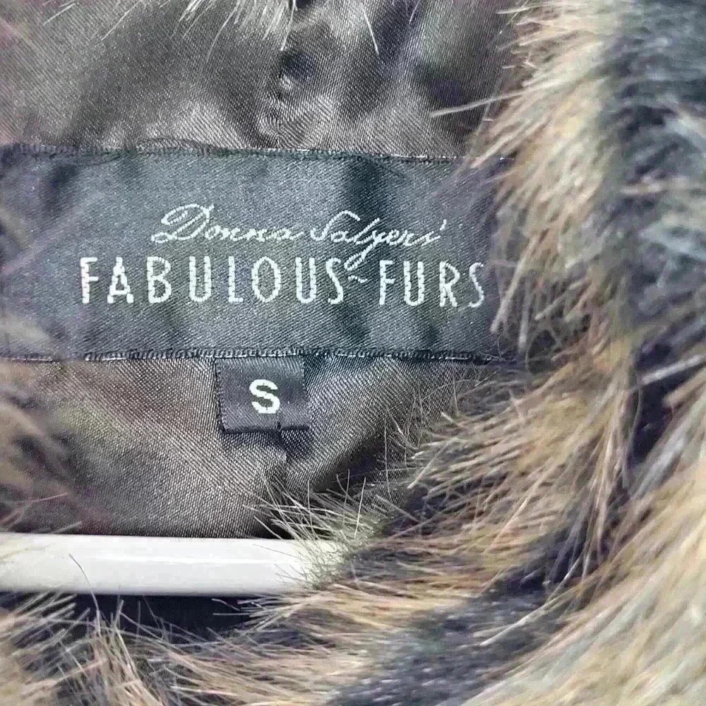 DONNA SALYERS FABULOUS FURS FAUX MINK FUR COAT Sz Small - Picture 4 of 11